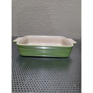Le Creuset Mini Avocado Green Rectangular Baking Dish 7 X 5 1/2  Small 10-43